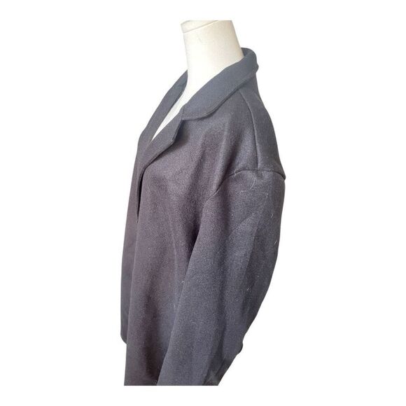 Lars Amaeous Long Black Jacket Career Capsule Wardrobe Size XL NWT - Picture 3 of 7